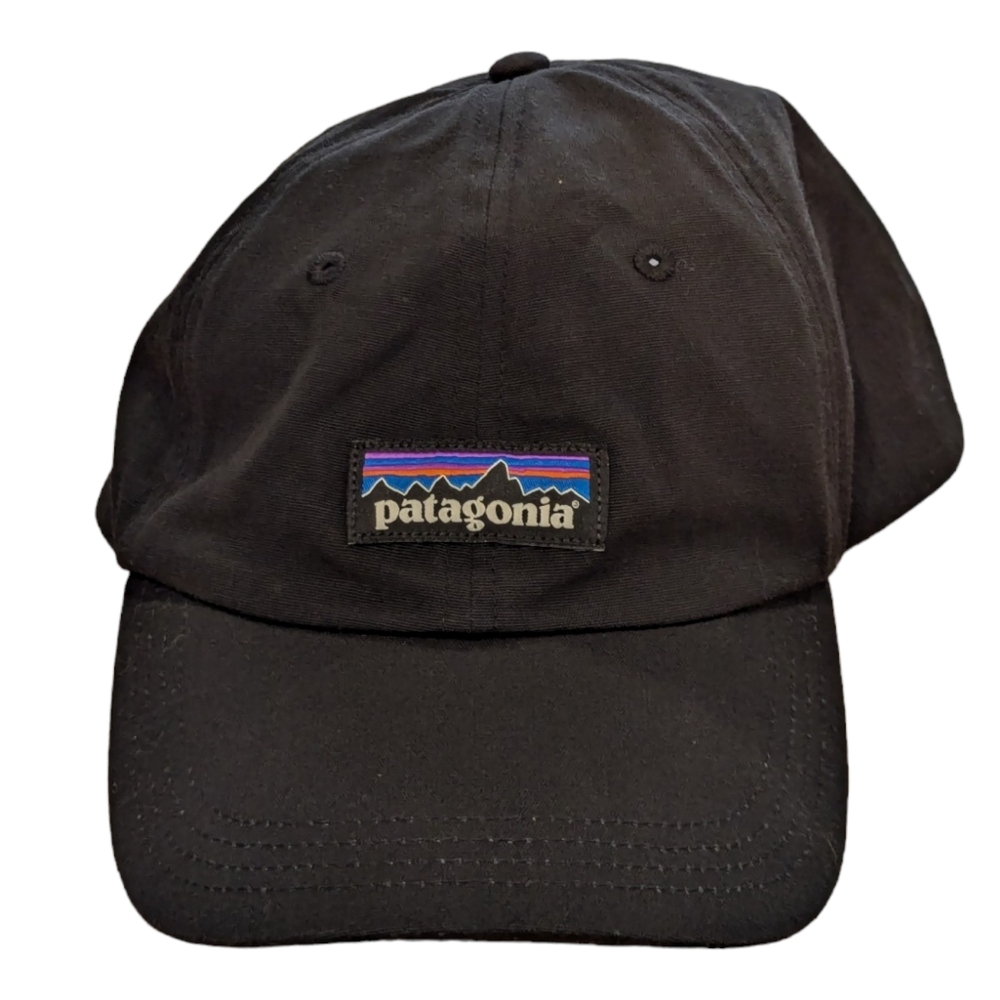Patagonia P-6 Label Trad Cap Hat Adjustable One Size Black